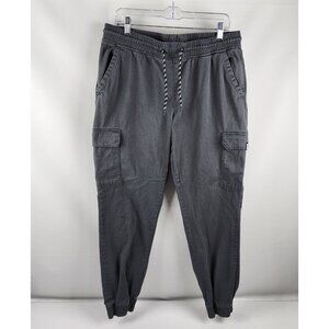 ECKO Unltd Joggers Mens Large Gray Cargo Elastic Waist Pants (34x30)
